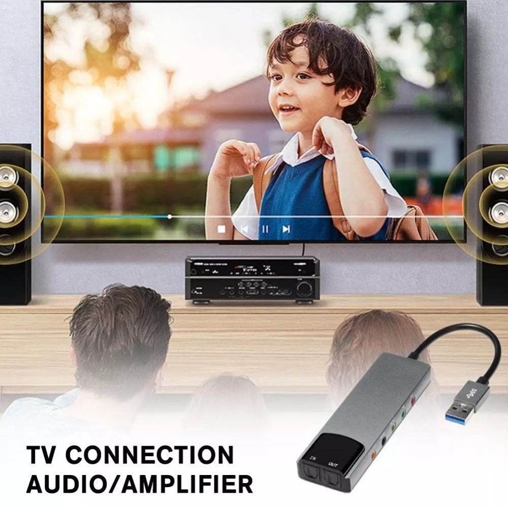 Gaming Console Pc - Nouvelle carte son USB 7.1 5.1