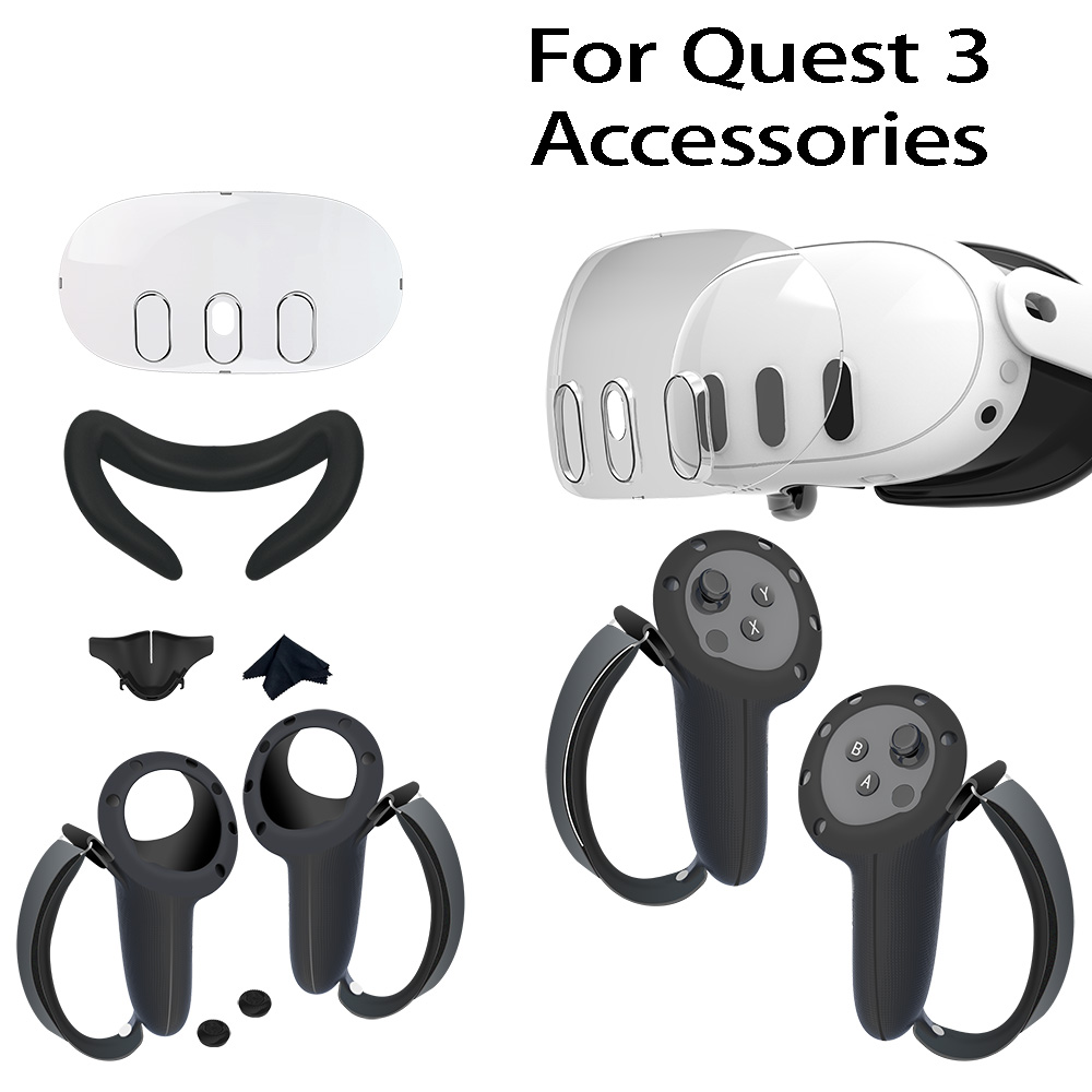 Vr Lens Protector - Kit d'accessoires tout-en-un pour Meta Quest