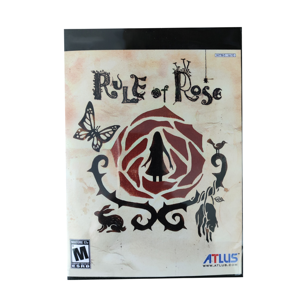 Gaming Console Retro - PS2 Plis de Rose avec disque