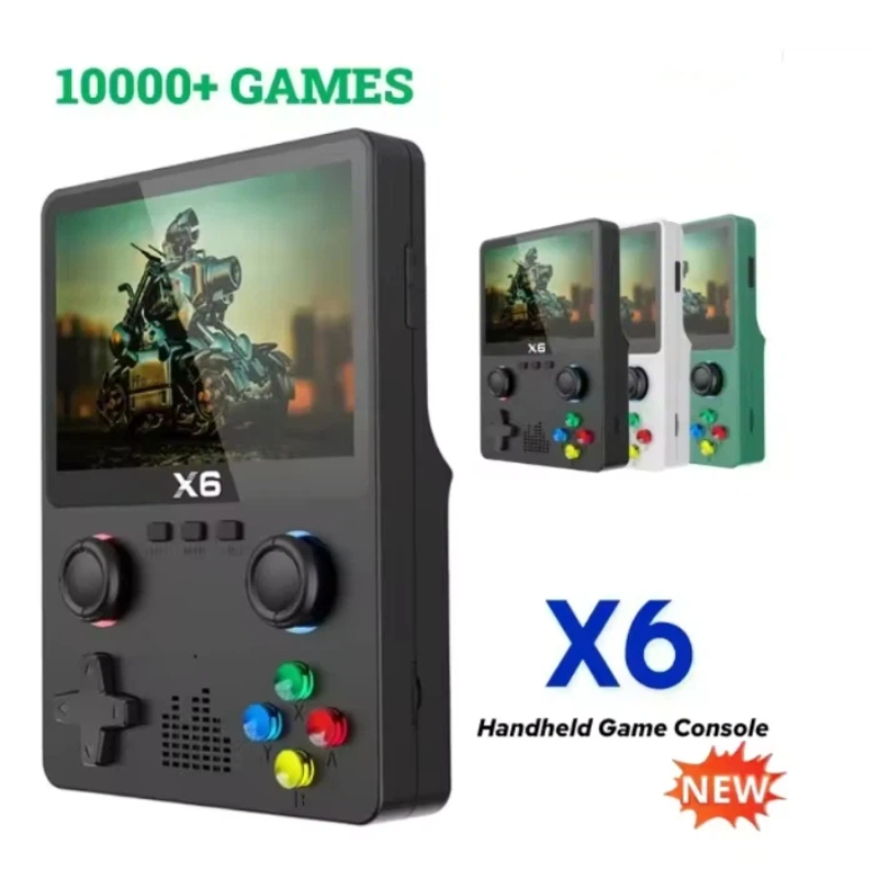 Gaming Console X6 X6 64 Gb - Consoles de jeux portables X6, lecteur