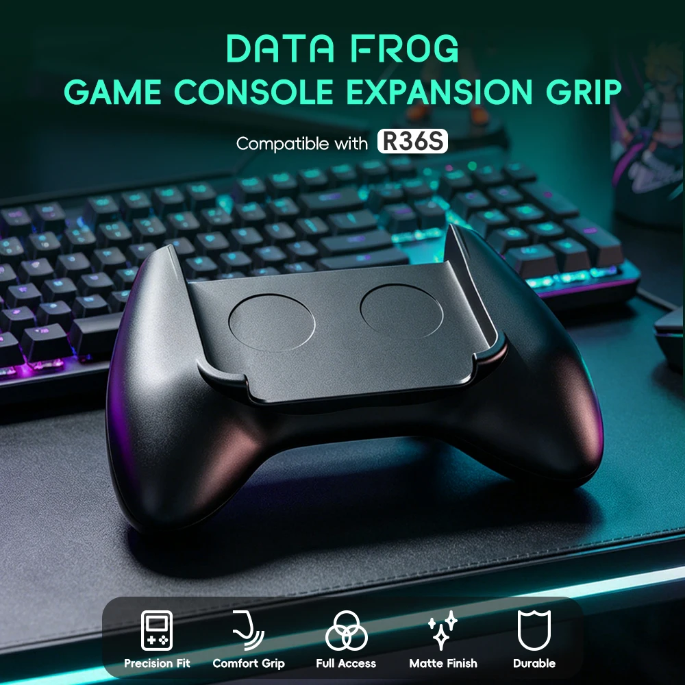 Gaming Console Retro - Poignée ergonomique Data Frog R36S pour