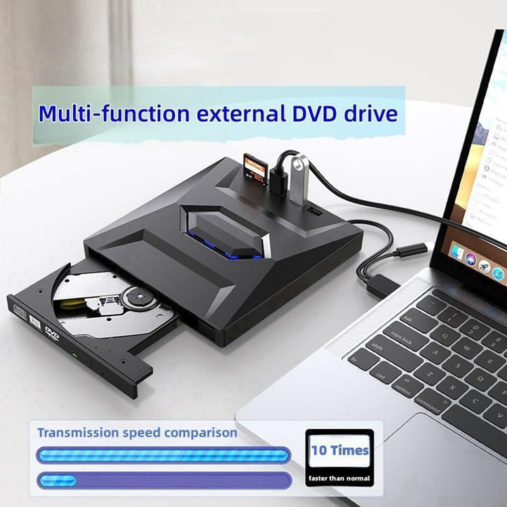 Gaming Console Pc - Lecteur externe USB 3.0 7-en-1 pour
