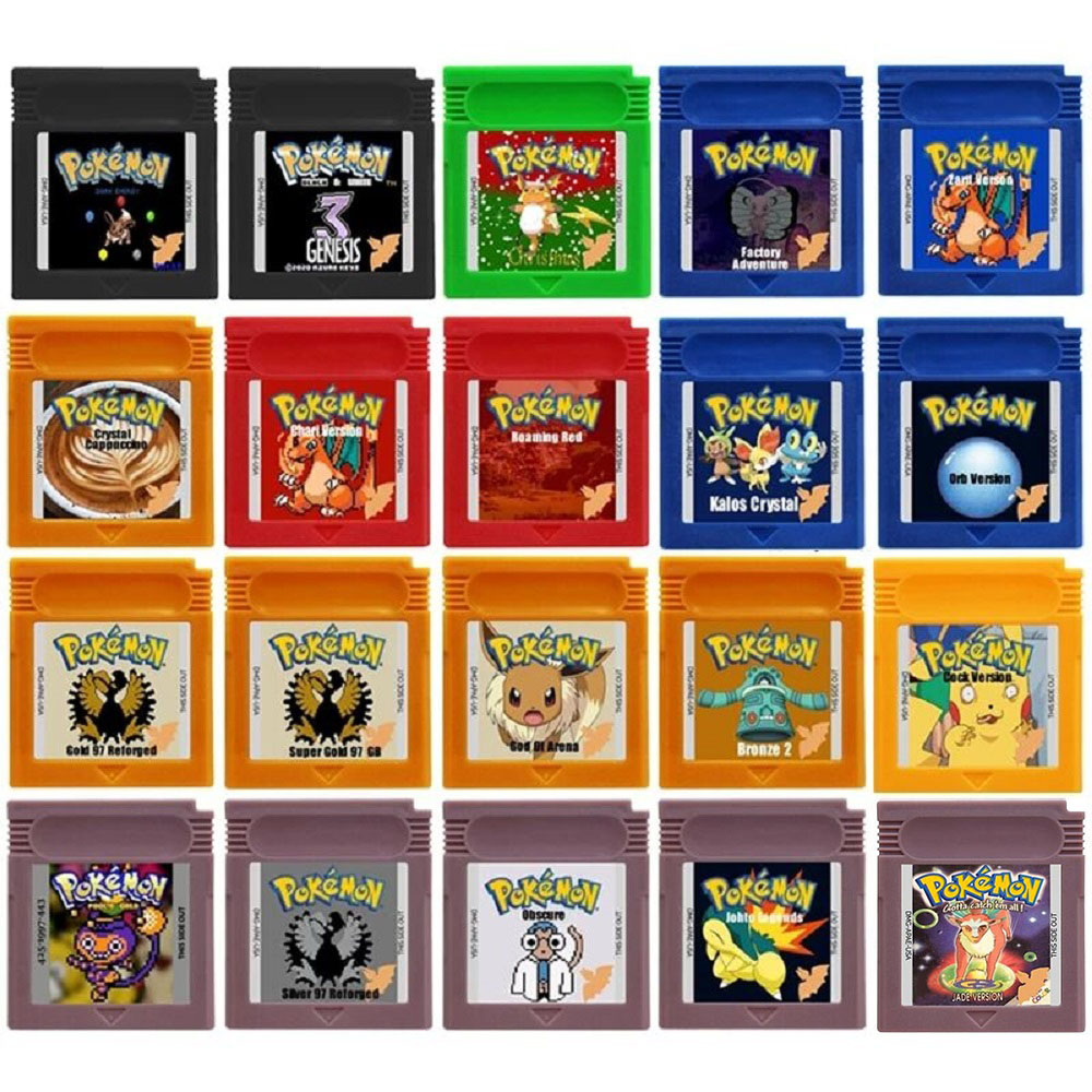 Gaming Console Video - Cartouche de jeu Pokemon Christmas GBC,