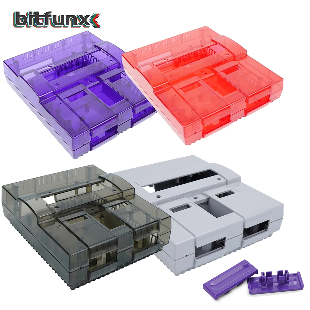 Gaming Console Retro - Bitfunx SNES coque de remplacement étui