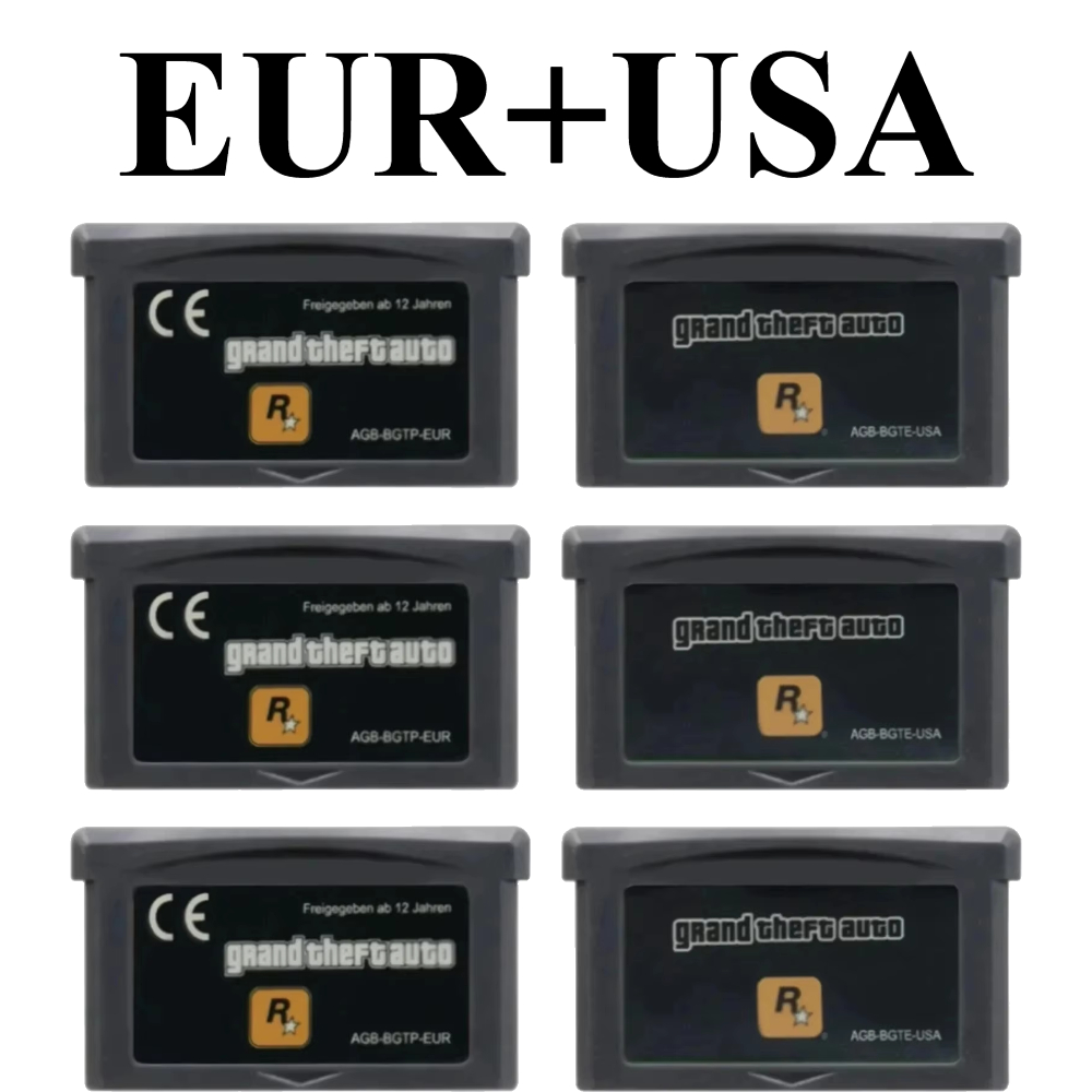 Gaming Console Video - 2 styles de cartouches de jeu