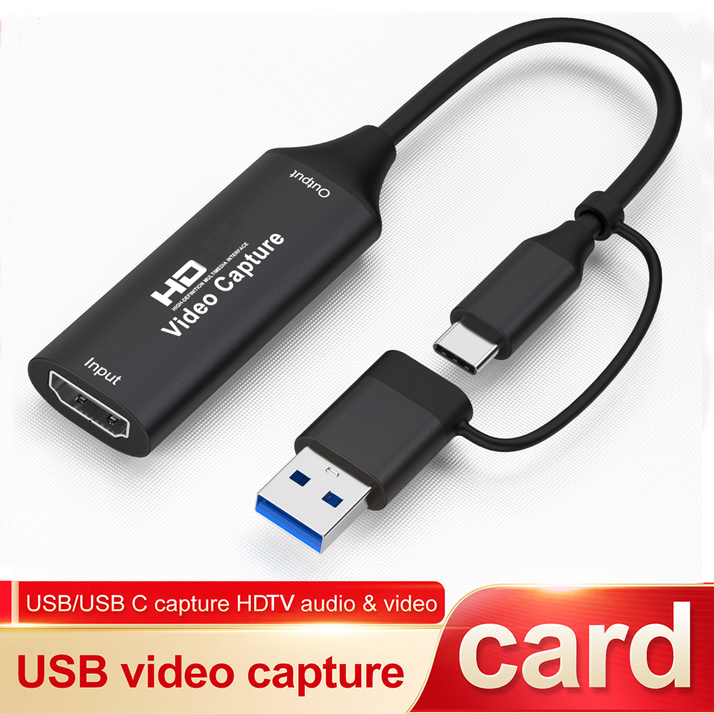 Gaming Console Pc - Carte d'acquisition vidéo USB 4K, compatible