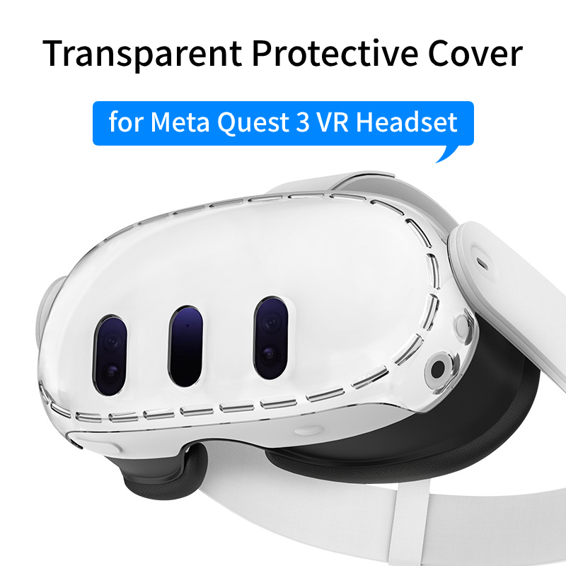 Vr Lens Protector - Masque de casque Transparent, étui de