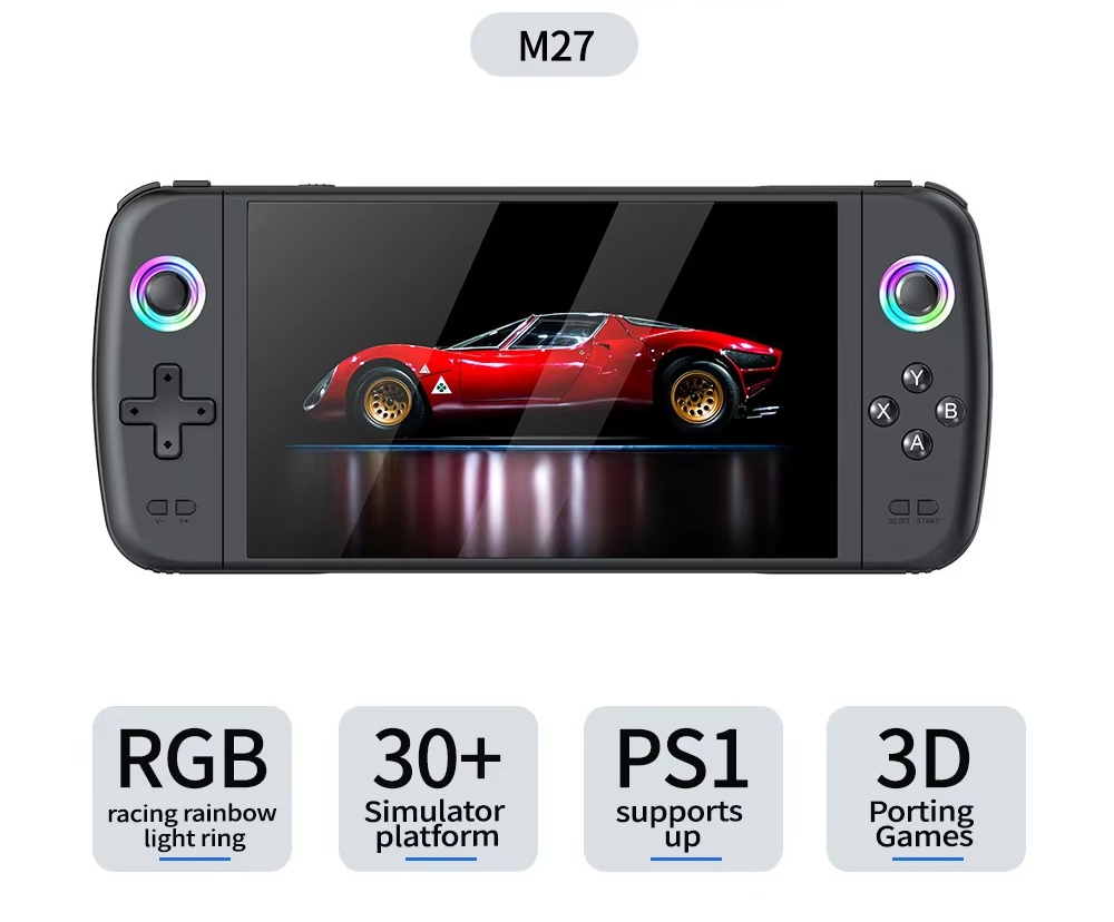M27 7 pouces Console de jeu Po - Gaming Console Kids avis et prix