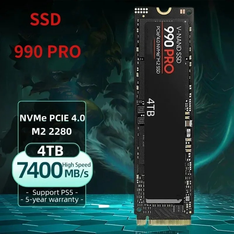 SSD NVMe 990 PRO M.2 2280 auth - Gaming Console Table avis et prix