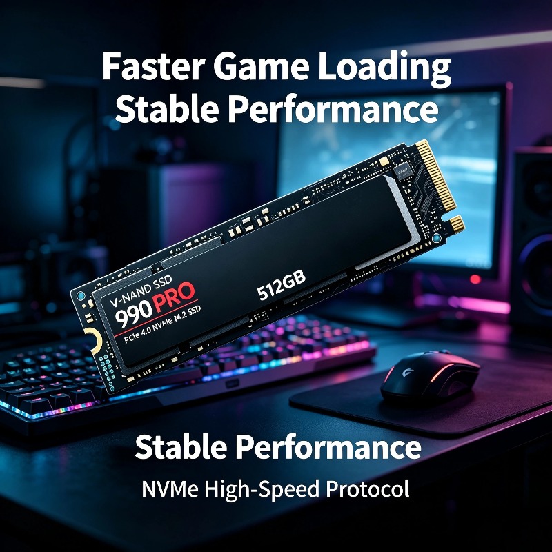 SSD NVMe 990 PRO M.2 2280 auth - Gaming Console Table avis et prix