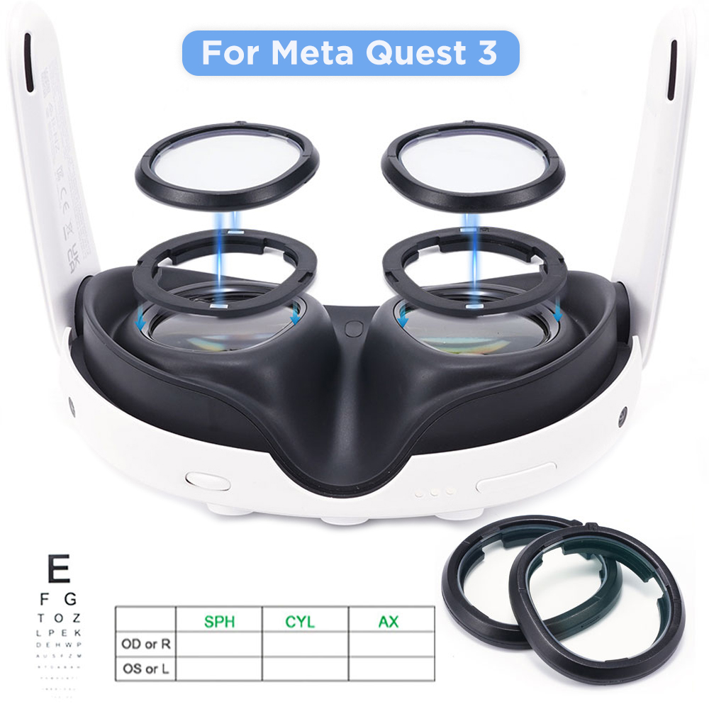 Pour Quest 3 lentille myopie A - Vr Lens Protector avis et prix