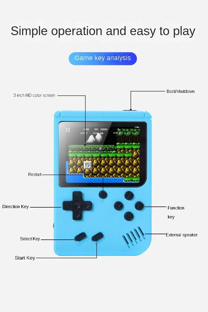 Console rétro d'arcade avec éc - Gaming Console Kids avis et prix