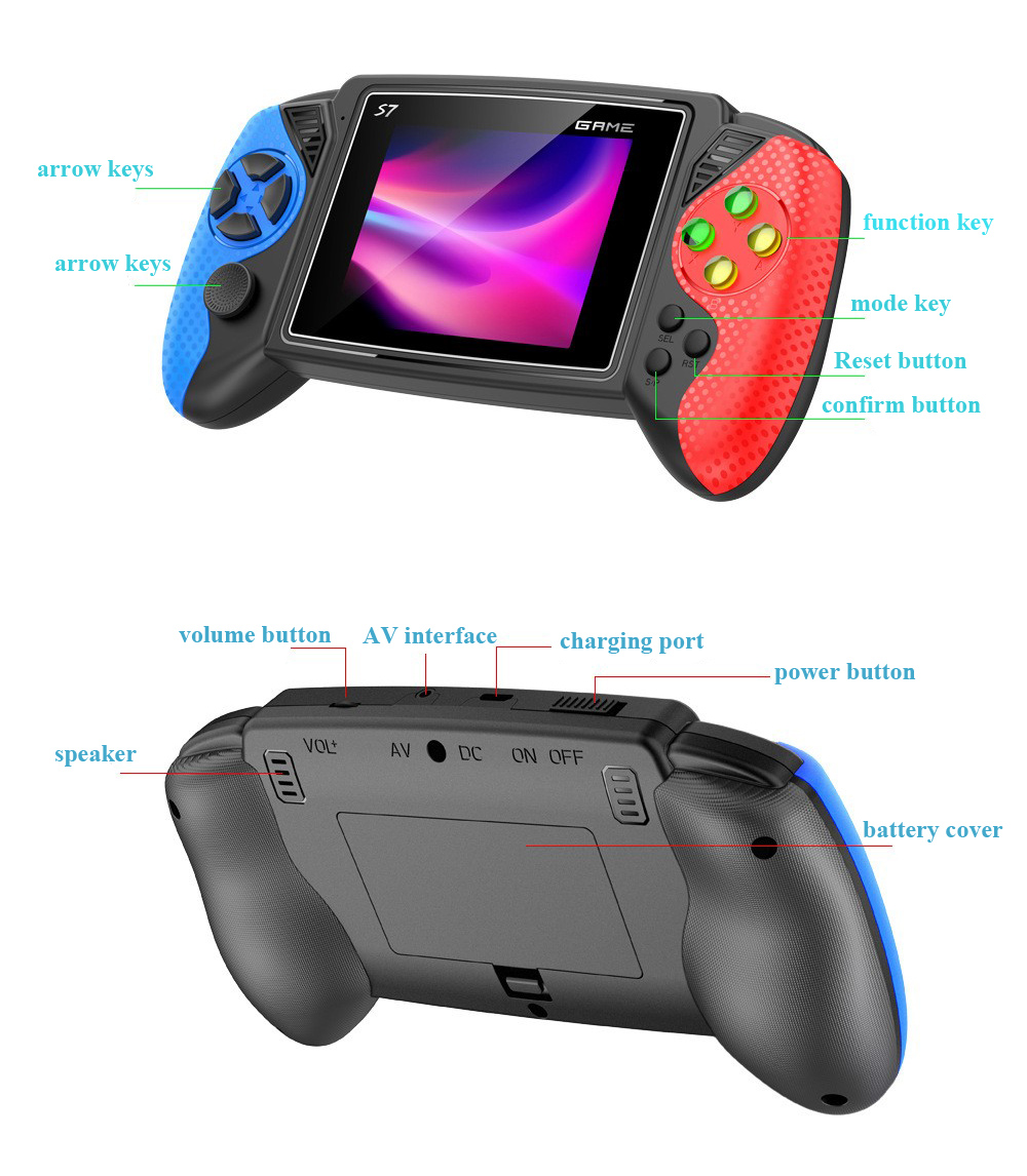Console de jeu portable rétro  - Gaming Console Kids avis et prix