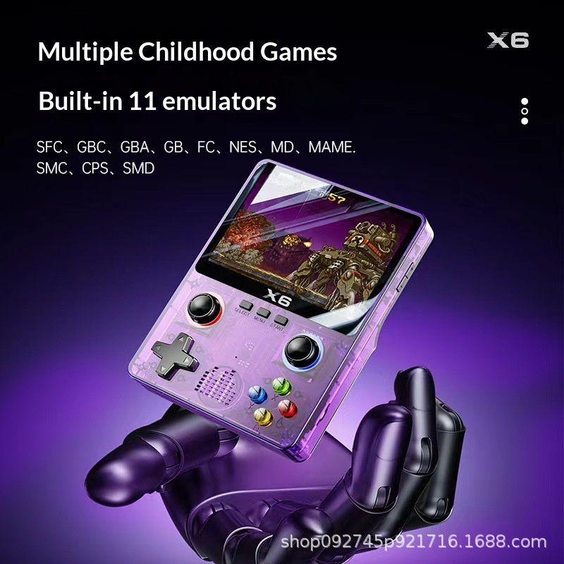 Consoles de jeux portables X6, - Gaming Console X6 X6 64 Gb avis et prix