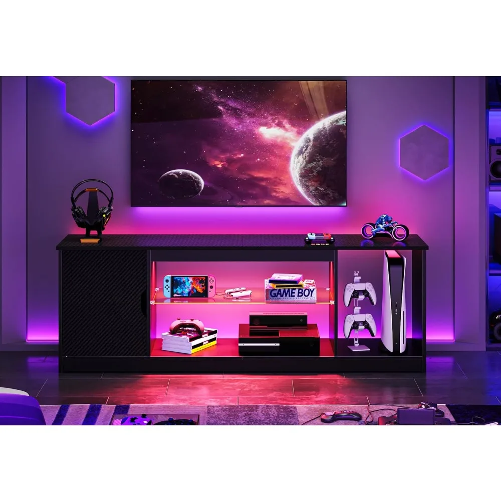 Centre de divertissement LED B - Gaming Console Room avis et prix