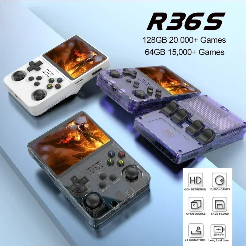 BOYHOM 256G 128G R36S Console  - Gaming Console Kids avis et prix