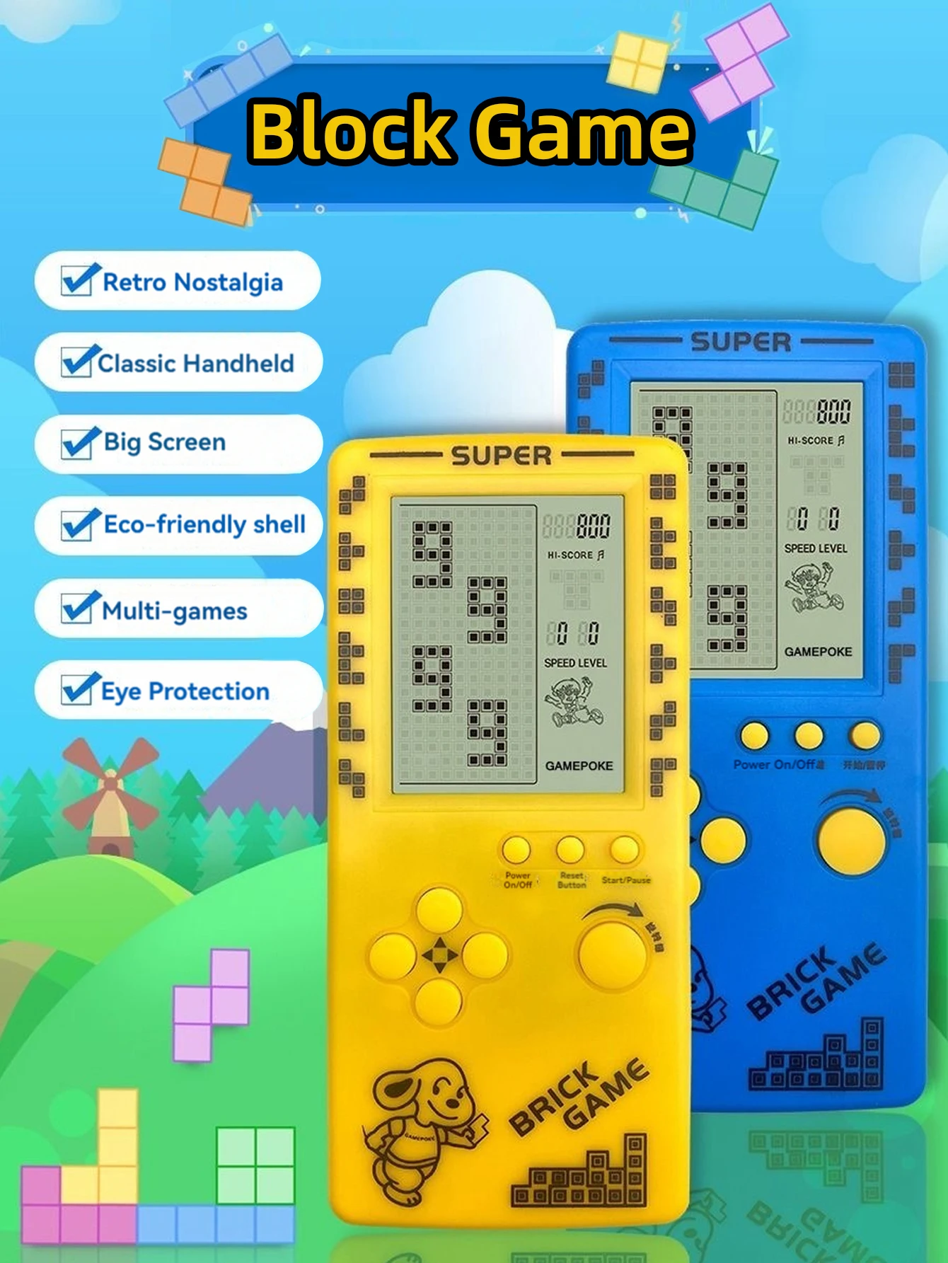 Console de Jeu Portable Rétro  - Gaming Console Kids avis et prix